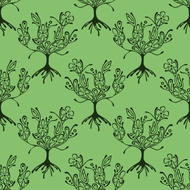 Vektör Dikişsiz desen, grafik illüstrasyon