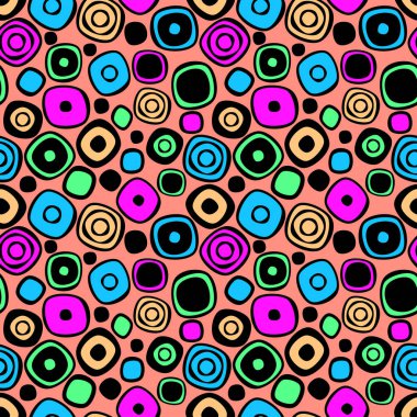 Vektör Dikişsiz desen, grafik illüstrasyon