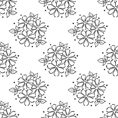 Vektör Dikişsiz desen, grafik illüstrasyon