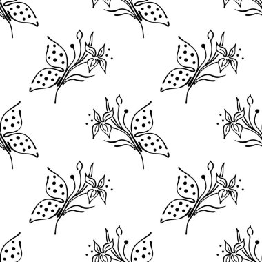 Vektör Dikişsiz desen, grafik illüstrasyon