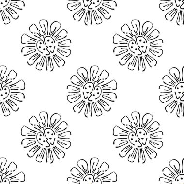 Vektör Dikişsiz desen, grafik illüstrasyon