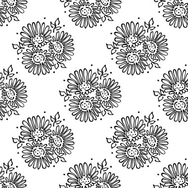 Vektör Dikişsiz desen, grafik illüstrasyon