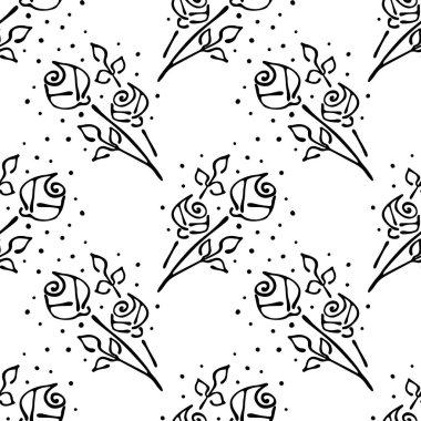 Vektör Dikişsiz desen, grafik illüstrasyon