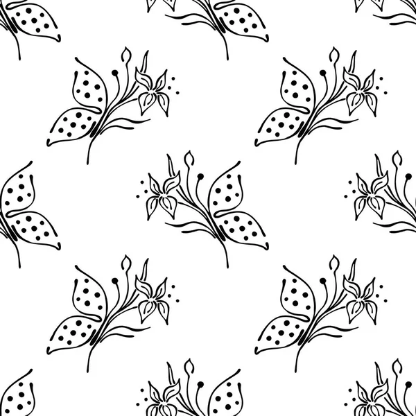 Vektör Dikişsiz desen, grafik illüstrasyon