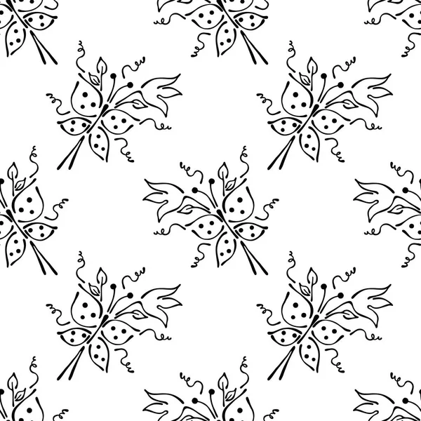 Vektör Dikişsiz desen, grafik illüstrasyon