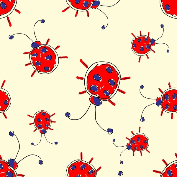 Vektör Dikişsiz desen, grafik illüstrasyon