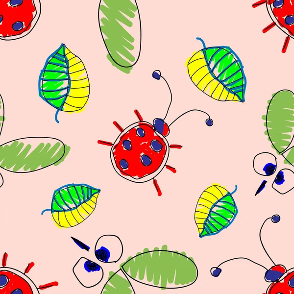 Vektör Dikişsiz desen, grafik illüstrasyon