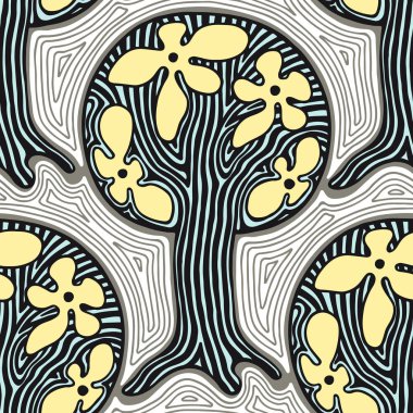 Vektör Dikişsiz desen, grafik illüstrasyon