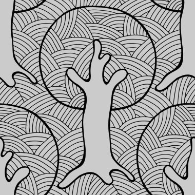 Vektör Dikişsiz desen, grafik illüstrasyon