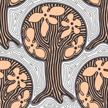 Vektör Dikişsiz desen, grafik illüstrasyon