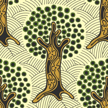 Vektör Dikişsiz desen, grafik illüstrasyon