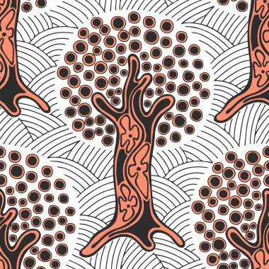 Vektör Dikişsiz desen, grafik illüstrasyon