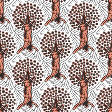 Vektör Dikişsiz desen, grafik illüstrasyon