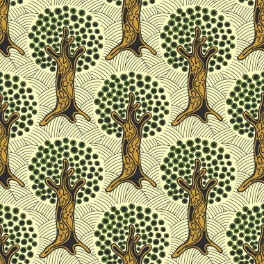 Vektör Dikişsiz desen, grafik illüstrasyon