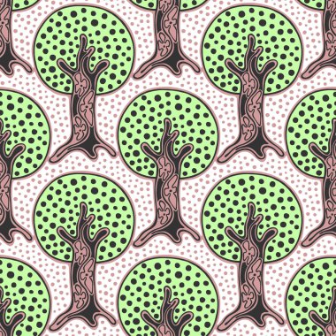 Vektör Dikişsiz desen, grafik illüstrasyon