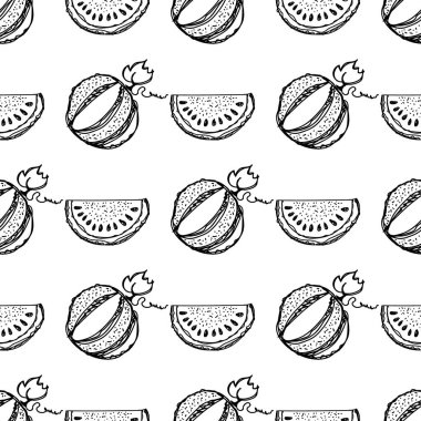 Vector seamless pattern, graphic illustration vector