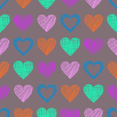 Vektör Dikişsiz desen, grafik illüstrasyon