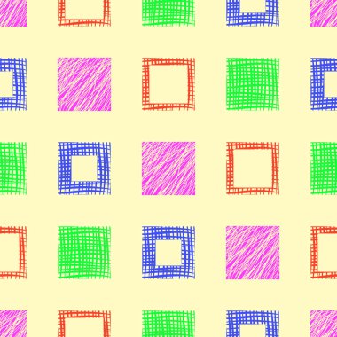 Vektör Dikişsiz desen, grafik illüstrasyon