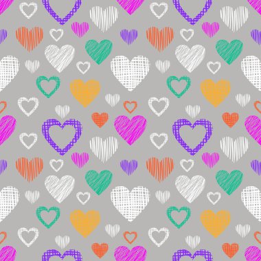 Vektör Dikişsiz desen, grafik illüstrasyon