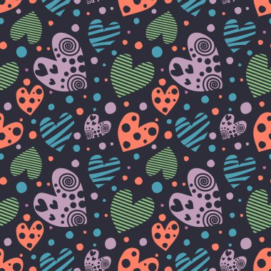 Vektör Dikişsiz desen, grafik illüstrasyon