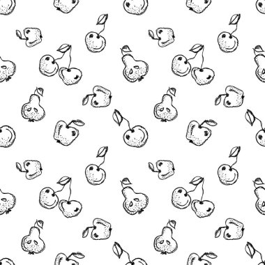 Vektör Dikişsiz desen, grafik illüstrasyon