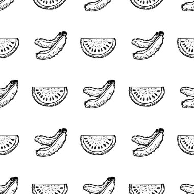 Vektör Dikişsiz desen, grafik illüstrasyon