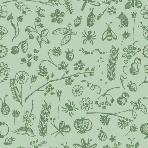 Vector seamless pattern, graphic illustration