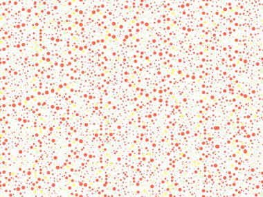 Çok renkli polka noktalarında beyaz arkaplan dokusu