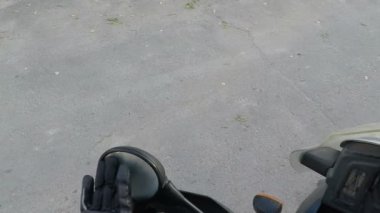 Moto ayna temizlik macera için hazır Başlarken