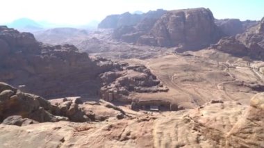 Petra Ürdün antik kenti Petra, Helenistik dönemin Nabatean kaya kesimli tapınağı