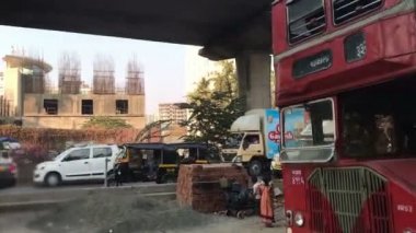 Hindistan Caddesi Mumbai Ağır trafik çift katlı