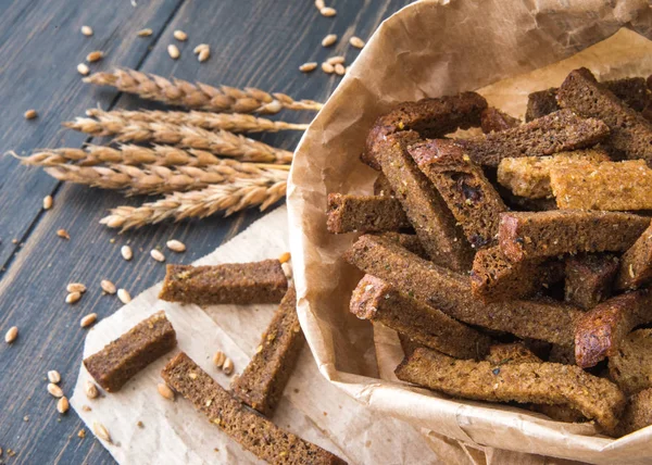 Toasted homemade crumbs — Stock Image Toasted homemade crumbs Royalty Free Stock Images
