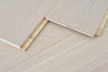 Natural wooden flooring parquet planks clipart