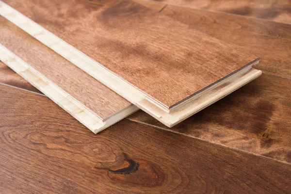 Wooden flooring parquet boards — Stock Photo, Image