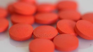 Kırmızı makro twirls hap 