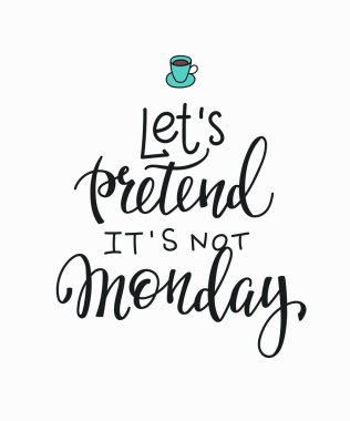 Kahve Kupası tipografi alıntı