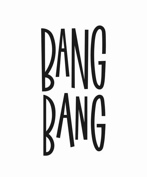Bang Cita tipografía letras — Vector de stock