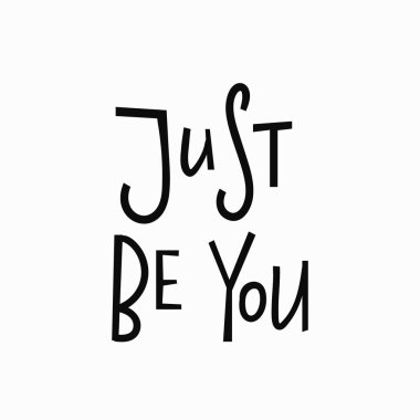 Sadece alıntı yazı t-shirt ol.