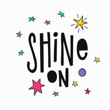 Alıntı yazı t-shirt üzerine Parlatıcı.