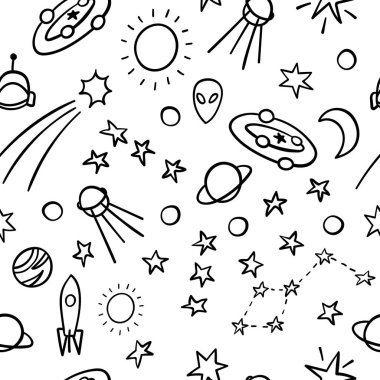 Cosmos alan astronomi basit seamless modeli