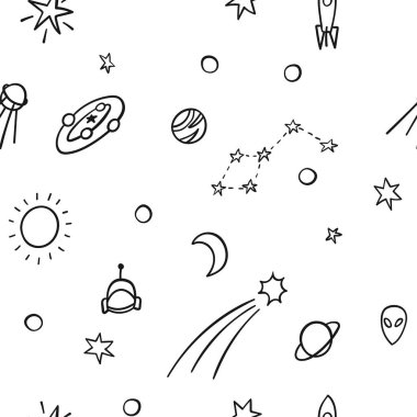 Cosmos alan astronomi basit seamless modeli