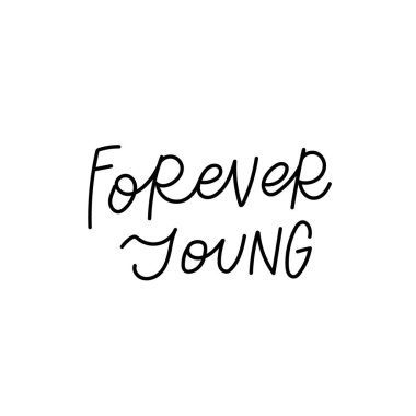 Sonsuza dek genç kaligrafi alıntıları.