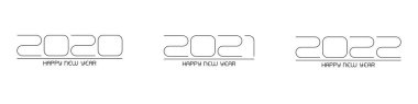 Gelecek yıl stili 2020, 2021 ve 2022.