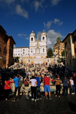 İspanyol Merdivenleri turist