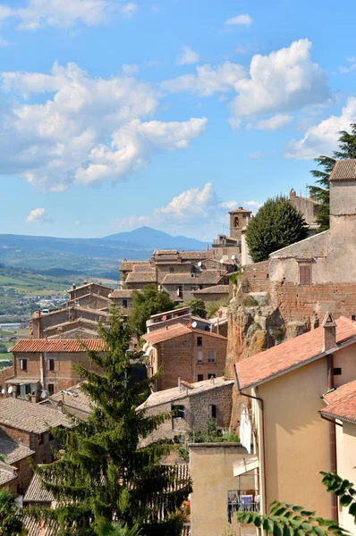 Orvieto och landskapet panorama — Stockfoto