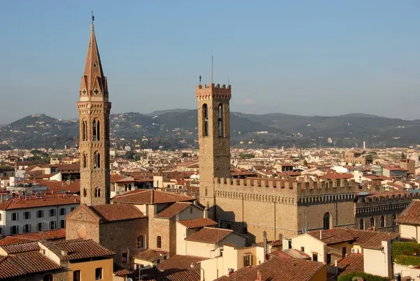 Florenz Stadtpanorama — Stockfoto