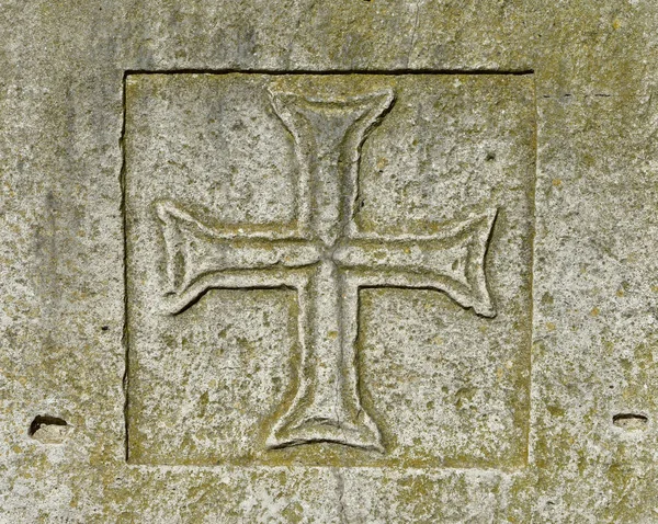 Ancient stone cross — Stock Photo, Image