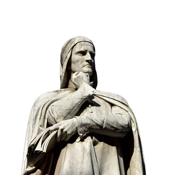 Dante alighieri, der größte italienische Dichter — Stockfoto