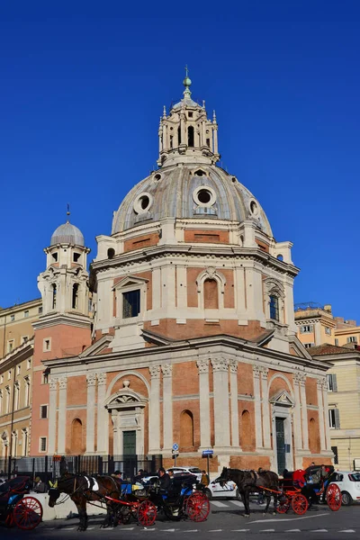 Santa Maria di Loreto in Rome — Stock Photo, Image