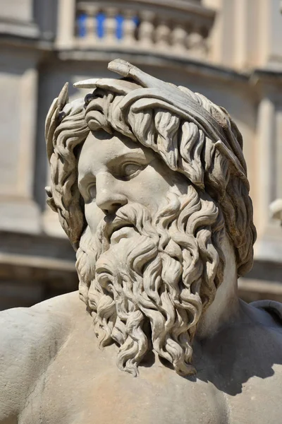 River Ganges statue as Greek God — Stock Photo, Image